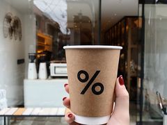 热的咖啡拿铁-% Arabica(京都东山店)