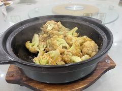 虾酱啫菜花-阿四台山黄鳝饭(东门店)