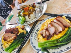 碳火叉烧滑蛋饭-渔记茶餐厅(渔村店)