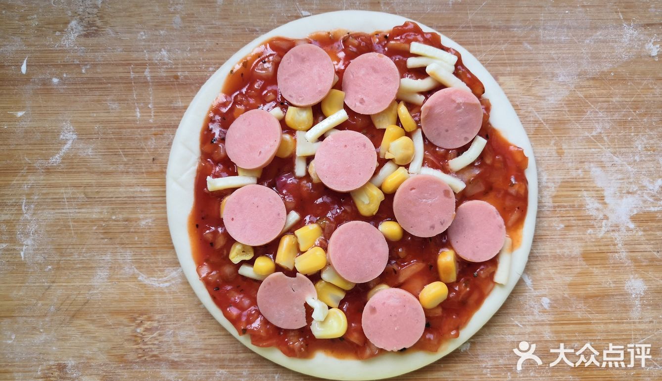 〖糖豆厨房〗芝士就是力量&香肠披萨