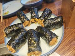 -明洞阿姨·韩式酱蟹烤肉·创意料理(三元桥店)