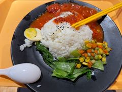 意大利茄汁鱼饭-北大家园食堂