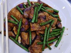 豆角炒叉烧-潮喜竹溪荔湖酒家(荔枝湾店)