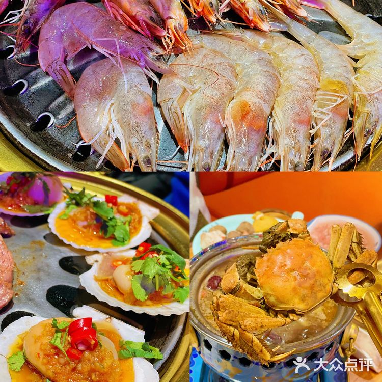 119r无限吃安格斯牛肉、河蟹鲍鱼自助吃到爽❗️