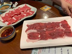手切鲜羊上脑-竹叶涮肉坊(总店)