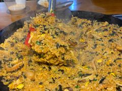 铁板炒饭-红辣椒八爪鱼特色韩国料理