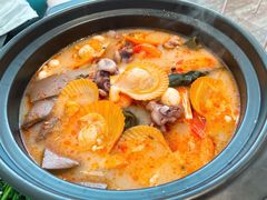 糟粕醋海鲜锅-香香海南菜餐厅