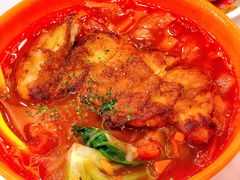 番茄薯蓉鸡扒面-華歡冰室-WahFoon(吉大店)