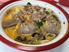 牛肉豆米鲜蔬锅-喜家德虾仁水饺(飞洲国际店)