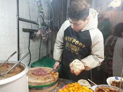 -清真马乐贝腊牛肉蛋黄菜夹馍(马蓉洒金桥店)