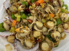 葱爆威海扇贝-郭姐·威海渔村(黄兴路店)