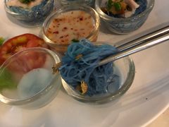-蝶豆花蓝面条