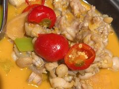 酸萝卜烧牛蛙-老阿爸鲜鱼土菜(昆山花桥店)