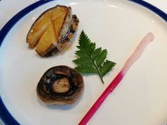 桑拿鲍鱼配烤蘑菇丁-御泉七味铁板烧(高区店)