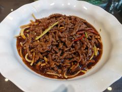 馓子牛肉丝-刘胖子家常菜·蹄花焖藕(兴业店)