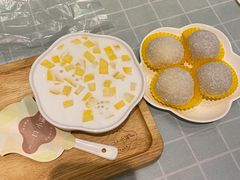芋圆芒果椰浆西米露-一口小满手作糯米糍(北山店)