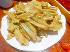 麻酱油麦菜-天津乾毓德饭庄·清真传统炒菜·海鲜烧烤(咸阳路店)