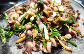 Stir-Fried Octopus with Sand Ginger