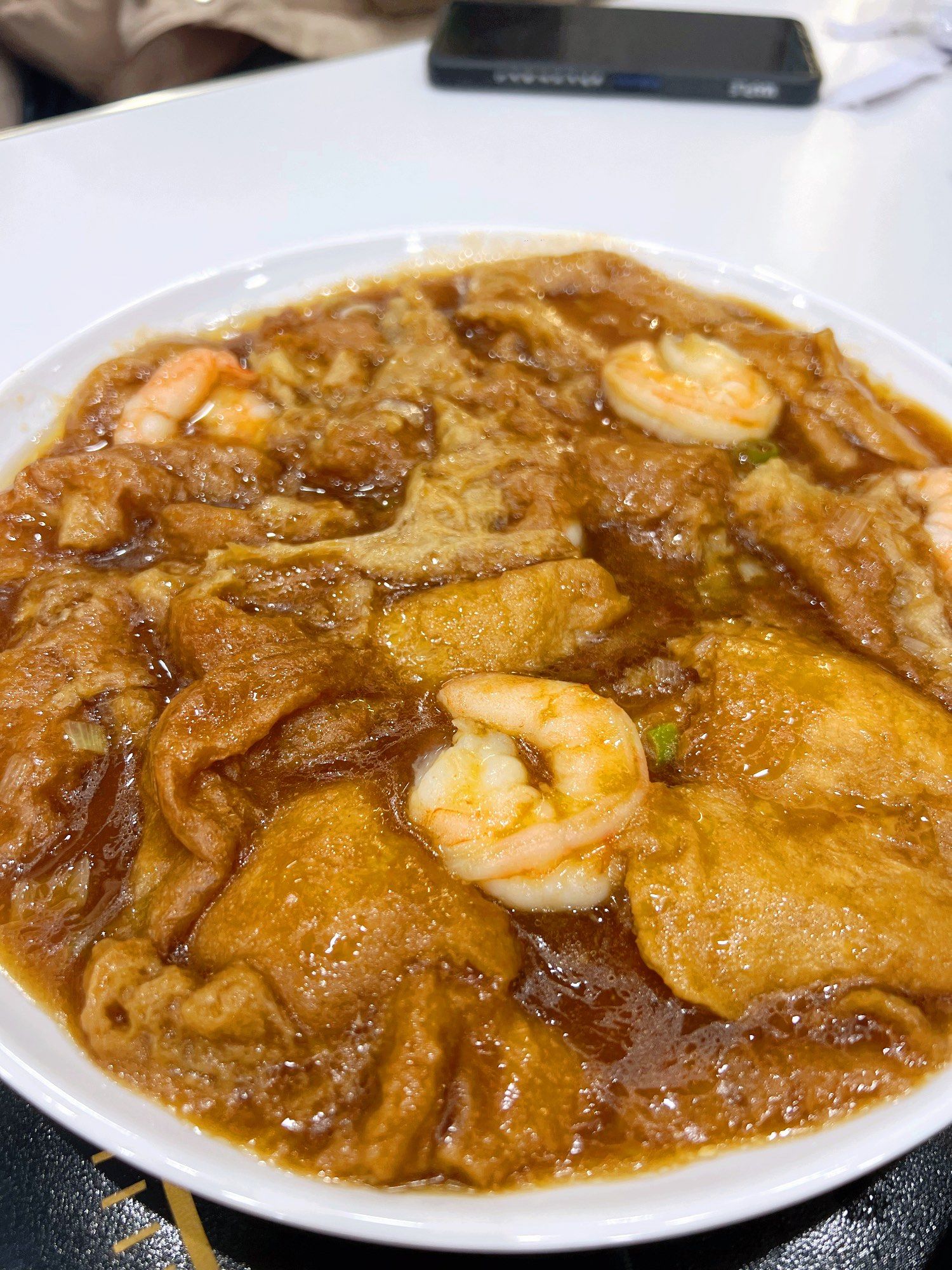 有好这口的吗[惊叹]虾仁独面筋🍤