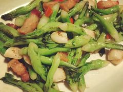 腊肉炒花菜-湖滨28中餐厅·西湖宴·杭州君悦酒店