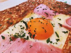 巴黎火腿鸡蛋芝士蘑菇可丽饼-RAC BAR(安福路店)