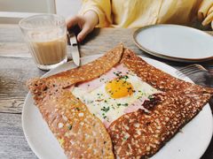 巴黎火腿鸡蛋芝士蘑菇可丽饼-RAC BAR(安福路店)