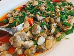 葱爆黄泥螺-甬上名灶(天一阁·翠柏店)