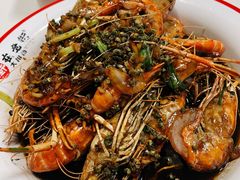 甜麻罗氏虾-在老街·淮安大排档·甜麻干煸龙虾·烧烤(河下古镇店)