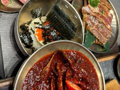 -草家酱蟹炭火烤肉店(珲春南路二店)