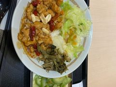 新宫保鸡丁饭汤套餐-永和大王(一口茶豆浆|花香豆更香·朝晖店)