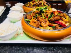 干锅排骨虾-干锅鱼庄(北京荟聚店)