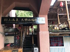 -天门沟九州驿站树上汤泉