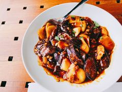 茄子烧年糕-宁波柏悦酒店·钱湖渔港