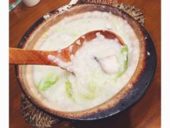 生菜财鱼粥-南拳十三姨·潮汕砂锅粥(世纪金源店)