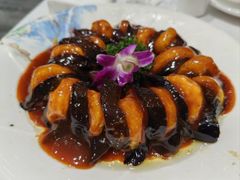 鲜虾酿茄子-大眼锅贴水饺(河东店)