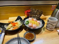 厚切深海三文鱼刺身-万岁寿司(天河领展店)