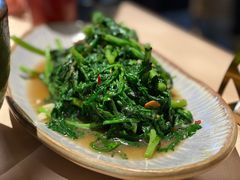 水豆鼔炒蓬蒿菜-山石榴·贵州菜(丰盛里店)