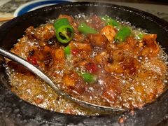 石锅杭椒牛蛙-桂满陇-西湖船宴(西单大悦城店)