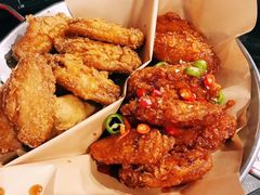 炸鸡翅一半一半-富乐满韩国正宗炸鸡韩国料理(虹泉路店)