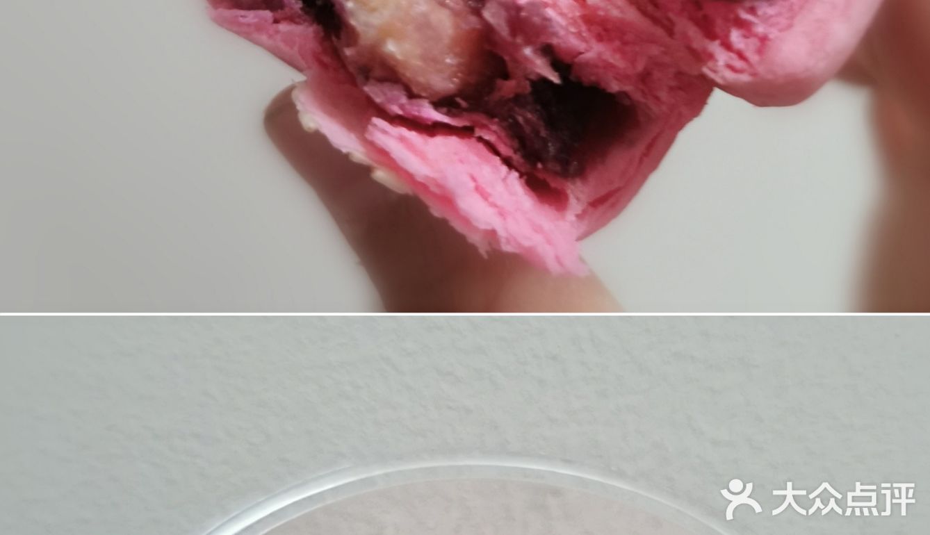 入口有些惊喜，看配料原来是麻薯做的
