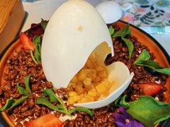 恐龙蛋酸奶水果沙拉-烛影拾光观景餐厅·创意菜·摄影·小提琴(大唐不夜城店)