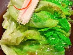 白灼罗马生菜-悦融琥珀·京鲁菜·海味珍品(西单店)