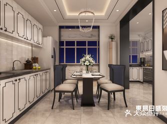 龙岳洲-180平米-混搭风格装修效果图