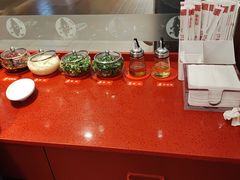 自助调料区-喜家德虾仁水饺(长泰广场店)