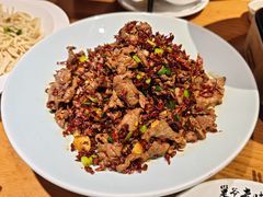 晒辣椒黄牛肉-巢爷老味(东方红店)