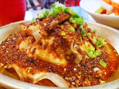 薄薄的肉片配上红油辣椒-兔槽江湖菜·重庆璧山兔(水围店)