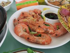 白灼基围虾-碧海银沙海鲜餐厅(恒大海上威尼斯店)