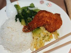 鸡腿饭-北大家园食堂