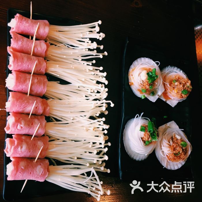 原炉韩式烤肉(阳光天地店)培根金针卷图片 - 第4张