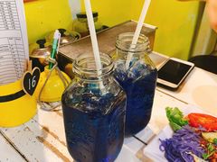 -蝶豆花蓝面条